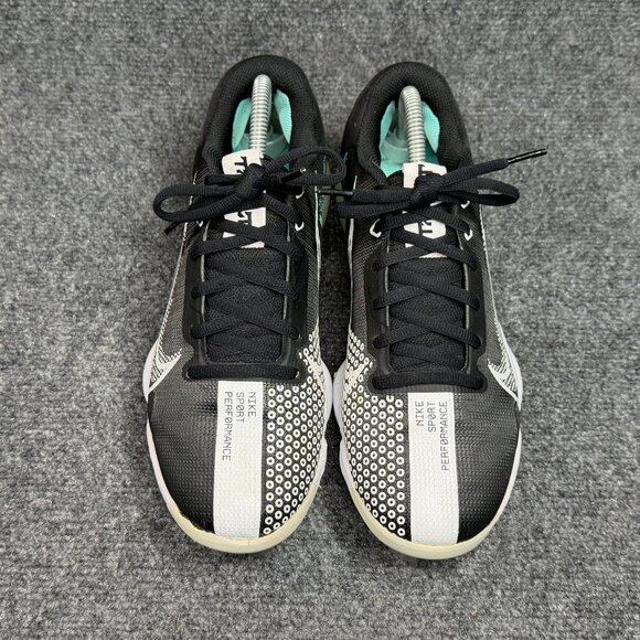 Nike Force Zoom Trout 7 Pro Baseball Cleats Men's Size 8.5 Black White Athletic - Picture 3 of 13